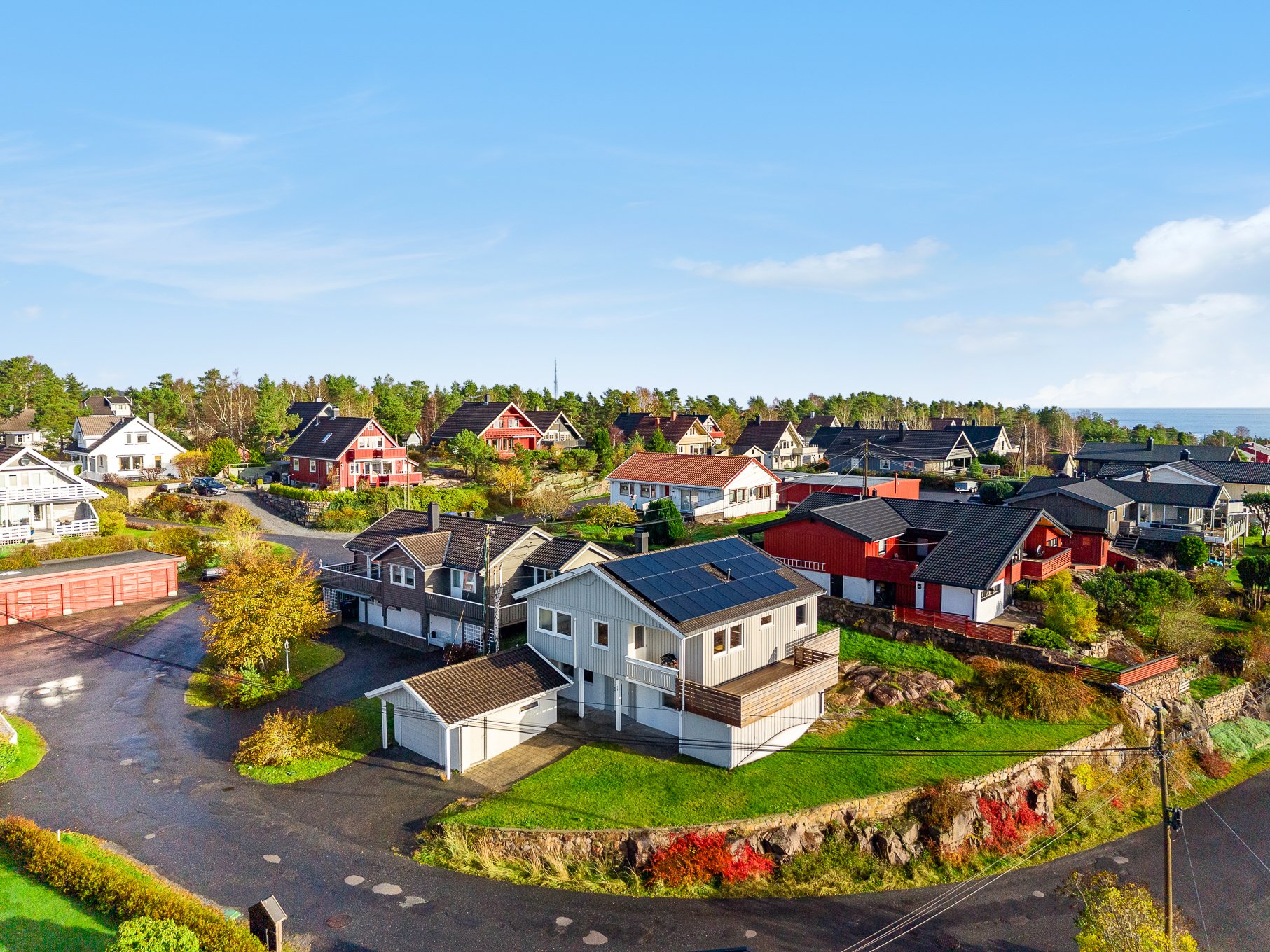 Coastal Neighborhood Aerial — Aerial Photography + HDR | Real Estate Photo Editing by Mast Creations